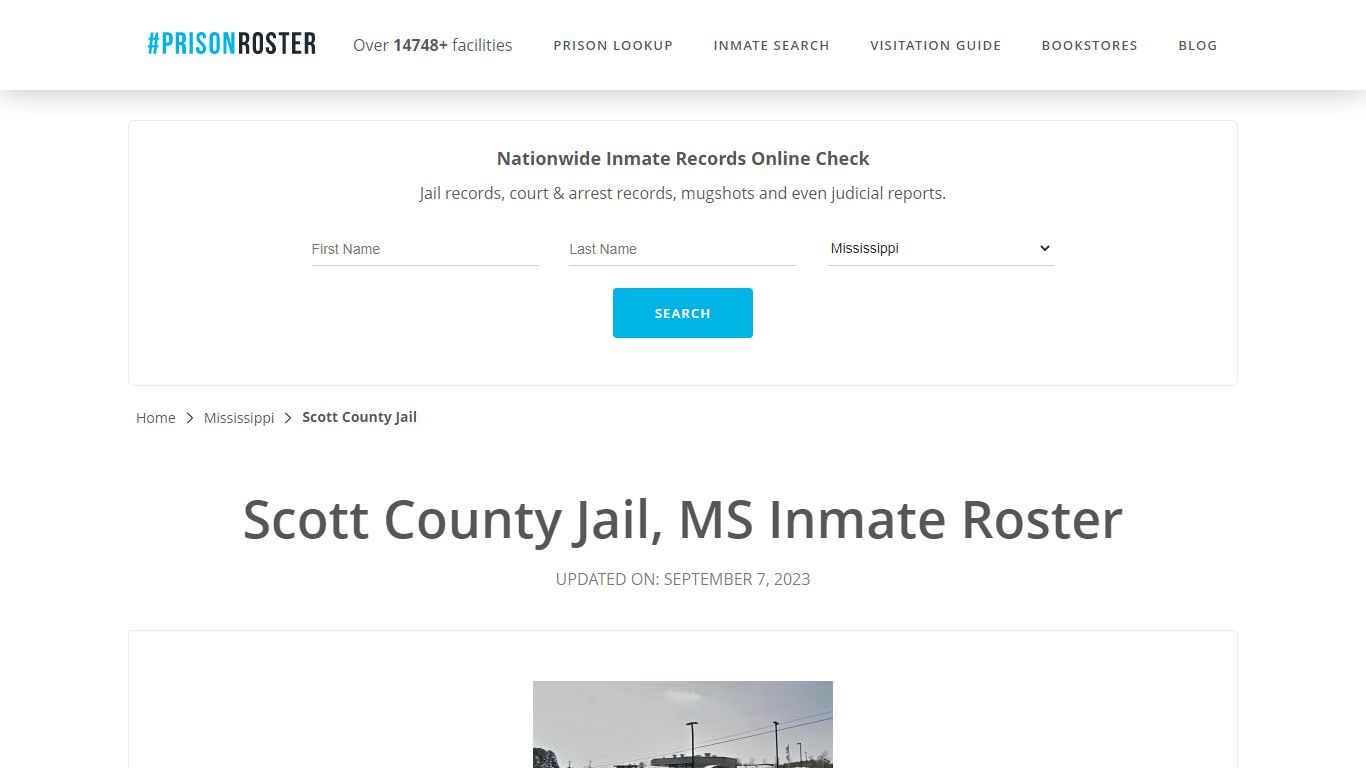 Scott County Jail, MS Inmate Roster - Prisonroster
